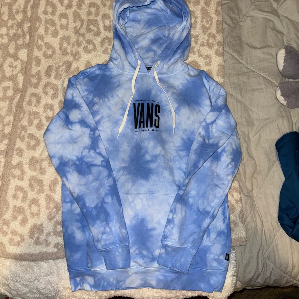 Vans Blue Tie-Dye Sweatshirt